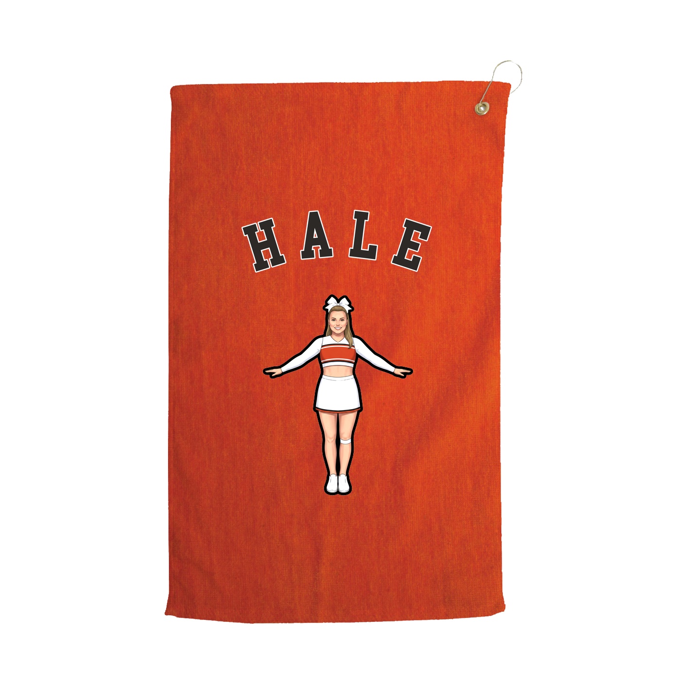 Golf Towel — Shirsey Arch in Orange