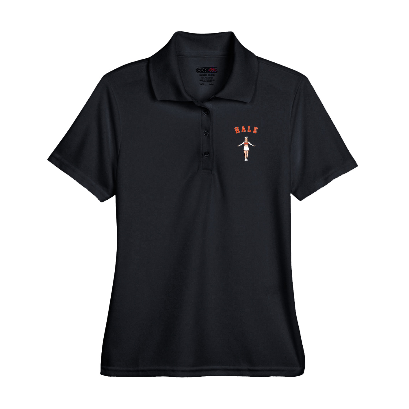 Performance Polo — Shirsey Arch in Black