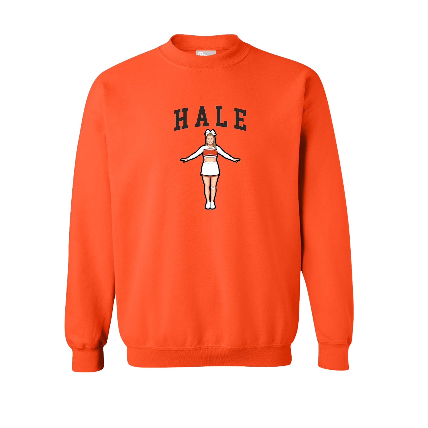 Fleece Crew — Shirsey in Orange