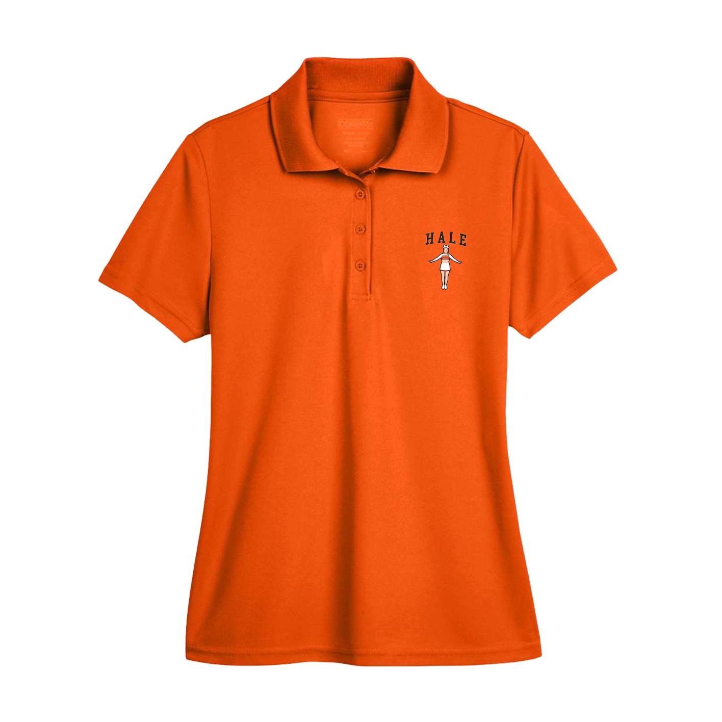 Womens Performance Polo — Shirsey in Orange
