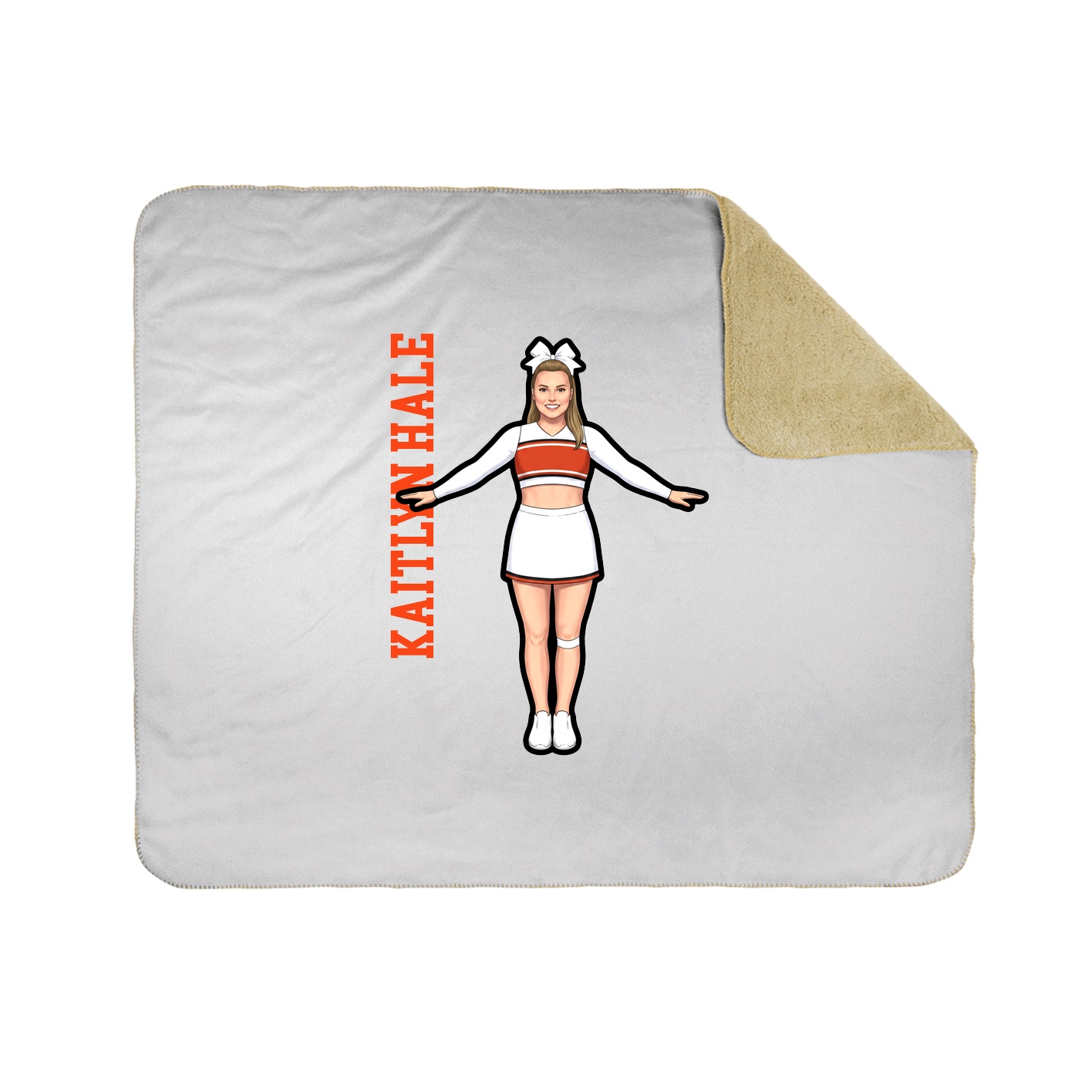 50x60 Sherpa Lined Throw Blanket