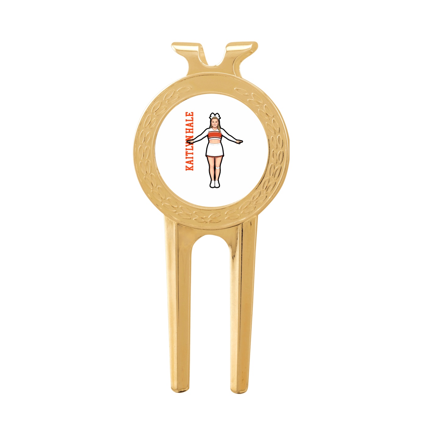 Divot Tool with Ball Marker — Name Vertical in Classic