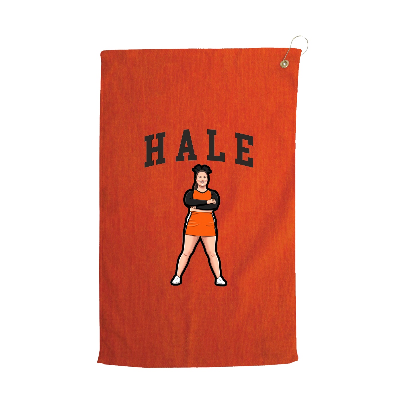 Golf Towel — Shirsey in Orange
