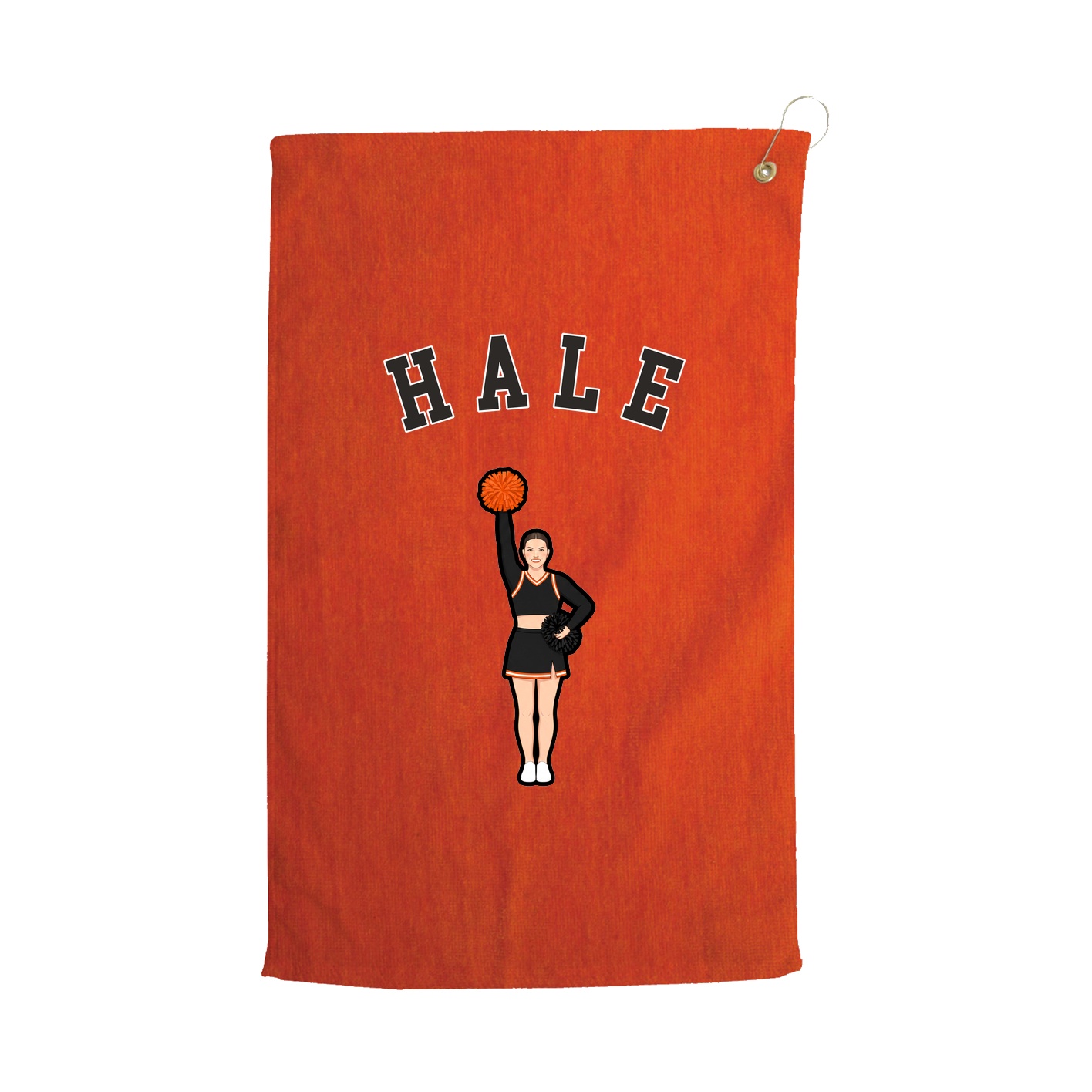 Golf Towel — Shirsey Arch in Orange