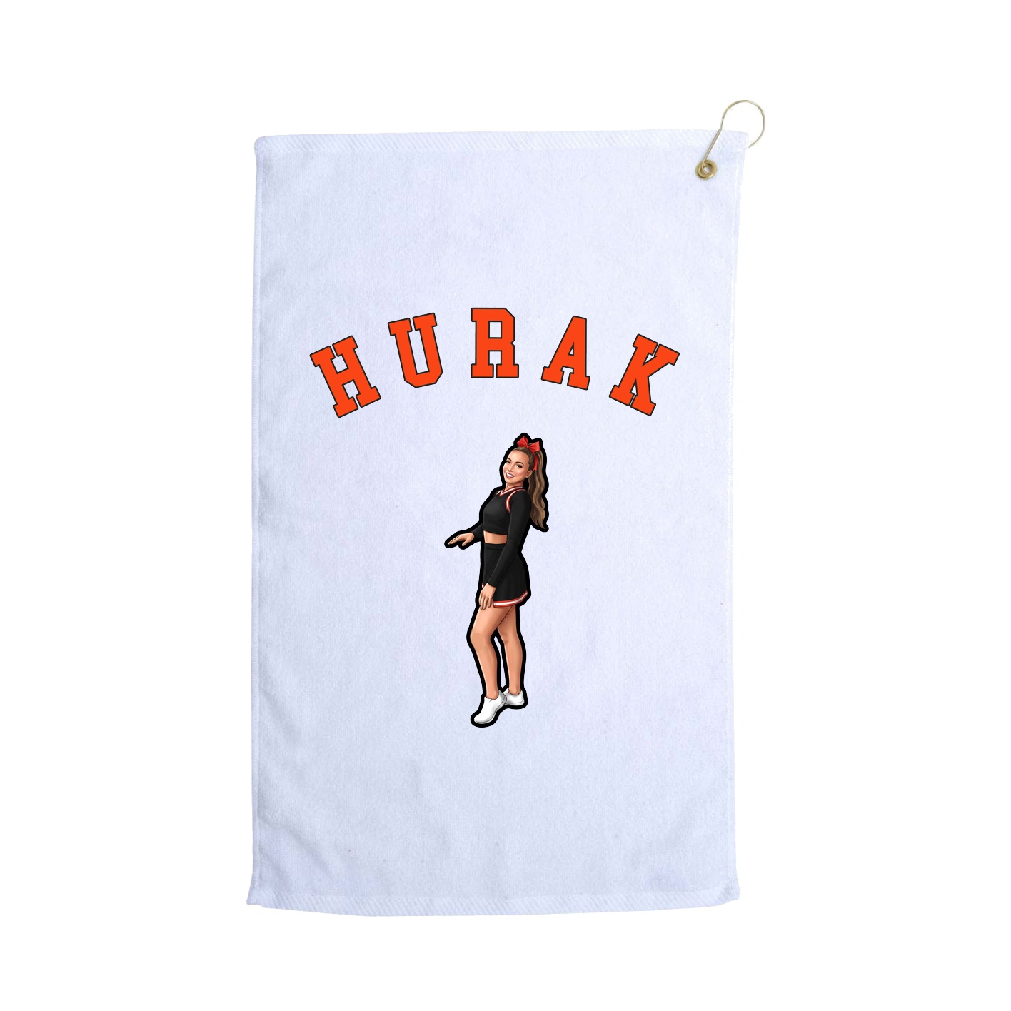 Golf Towel — Shirsey Arch in White