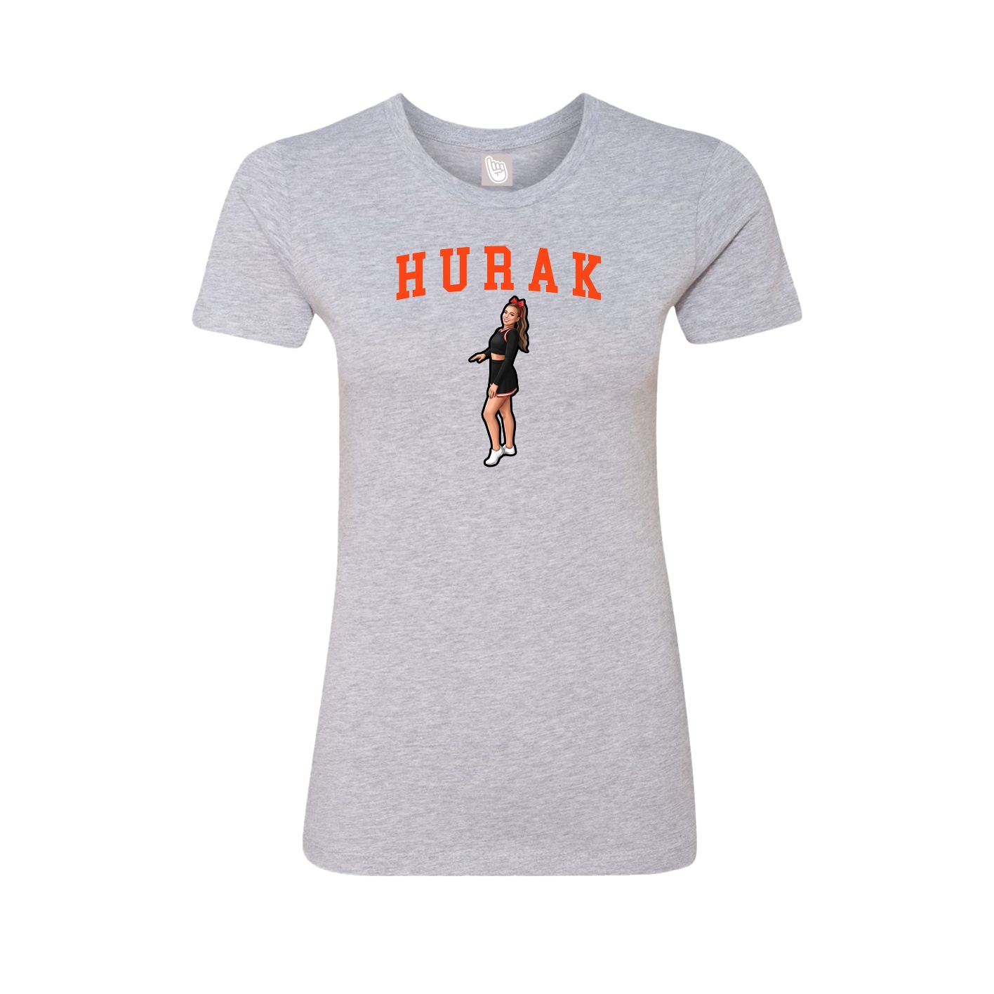 Fitted Women's Tee — Shirsey in Grey