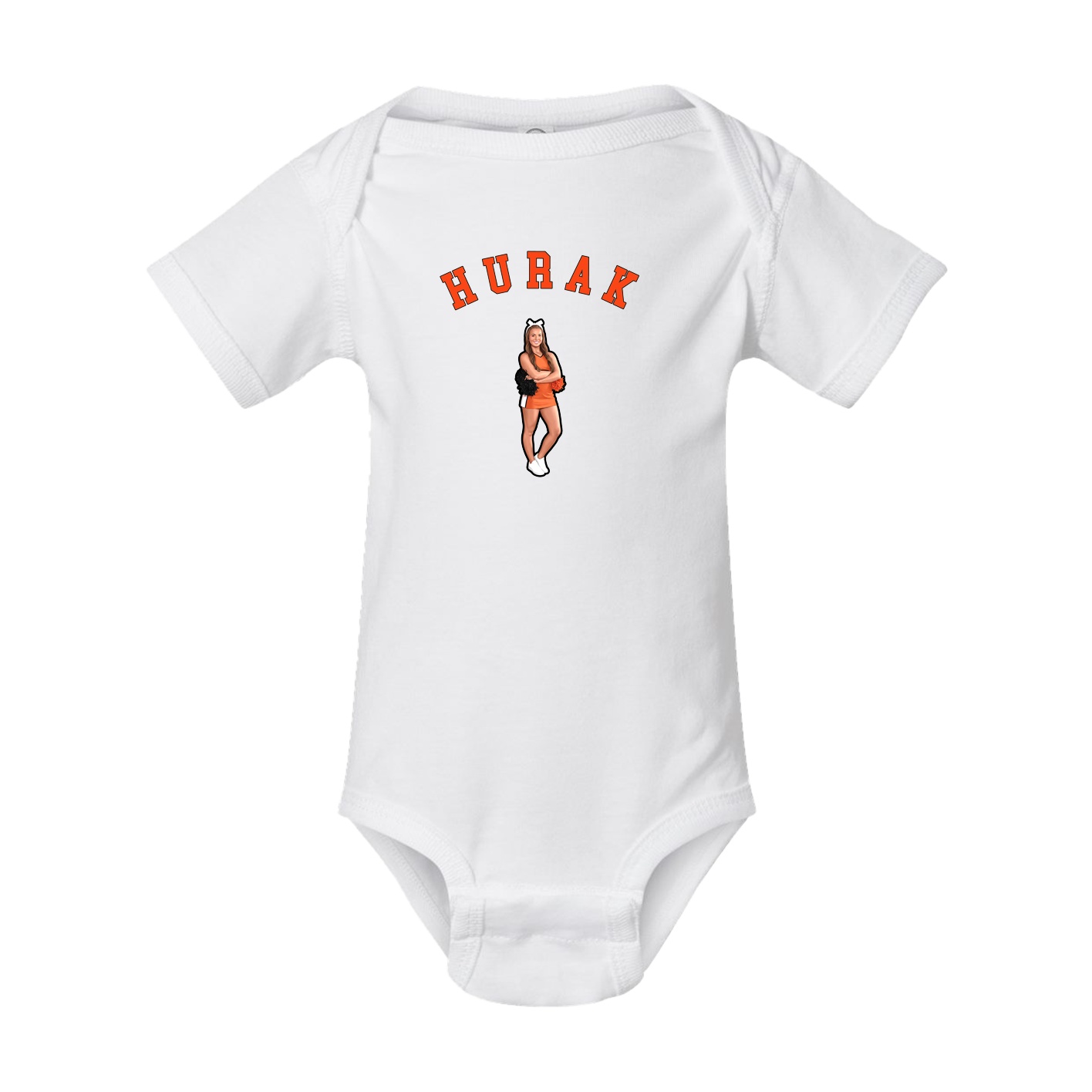 Baby Onesie — Shirsey Arch in White