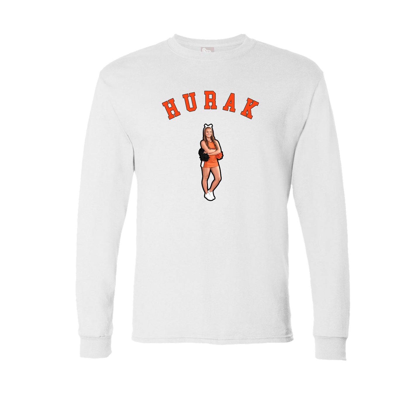 Long Sleeve Tee — Shirsey Arch in White