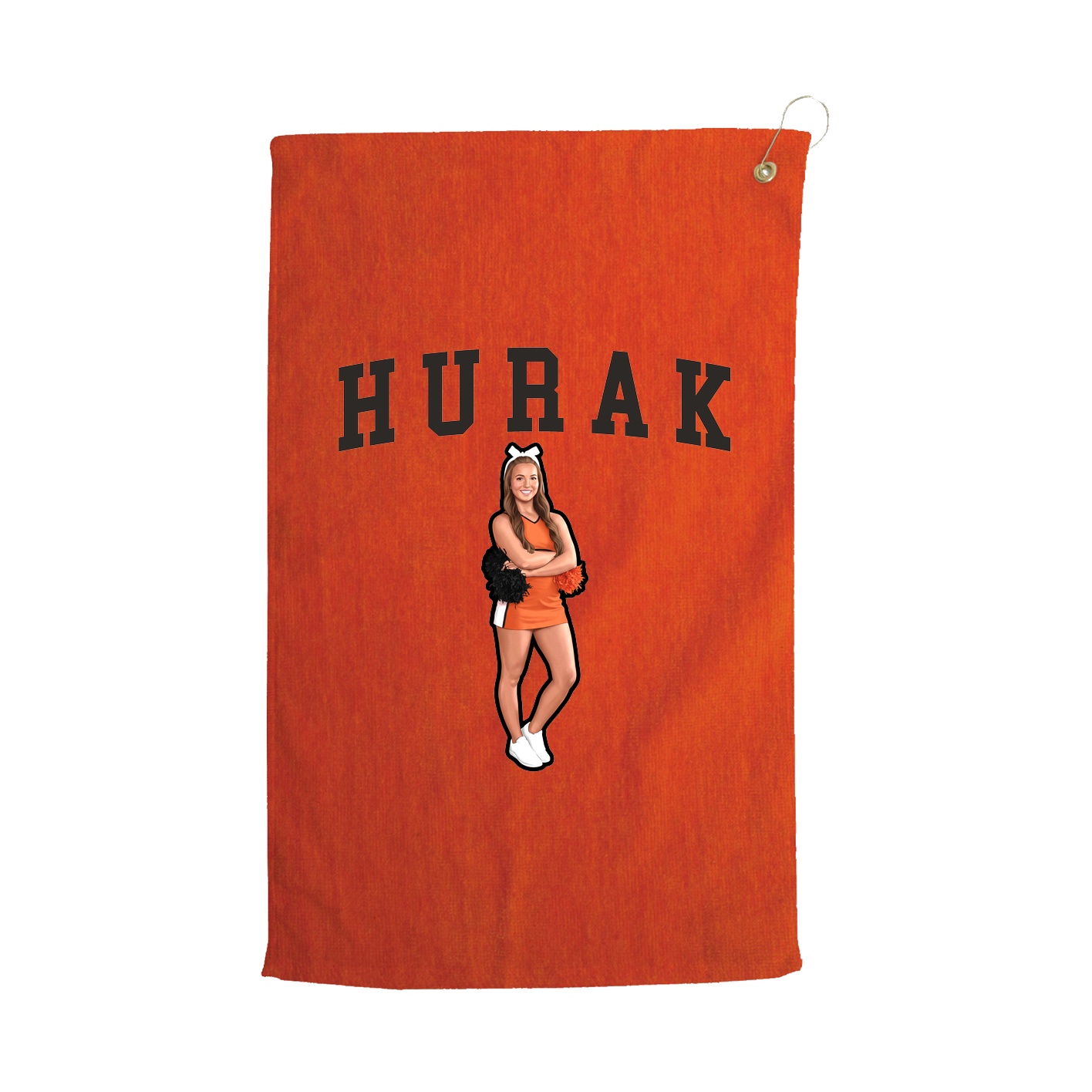 Golf Towel — Shirsey in Orange