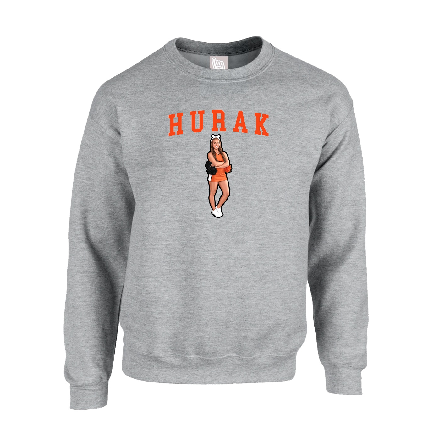 Fleece Crew — Shirsey in Grey
