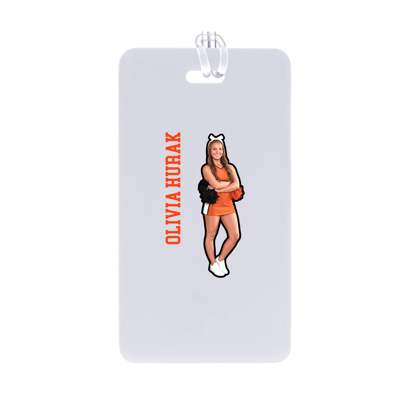 Bag Tag — Name Vertical in Classic