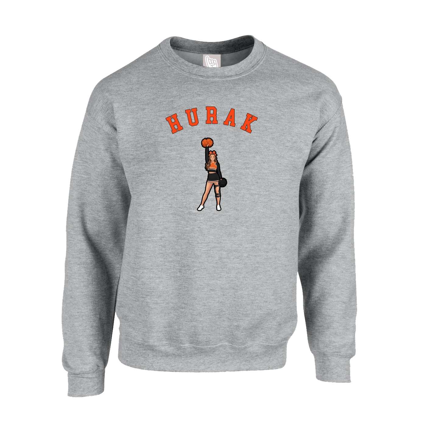 Fleece Crew — Shirsey Arch in Grey