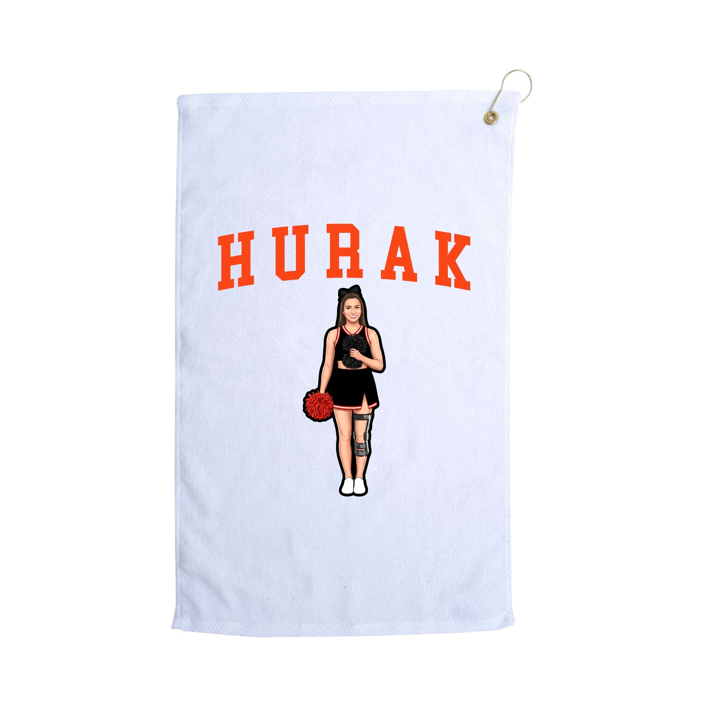 Golf Towel — Shirsey in White