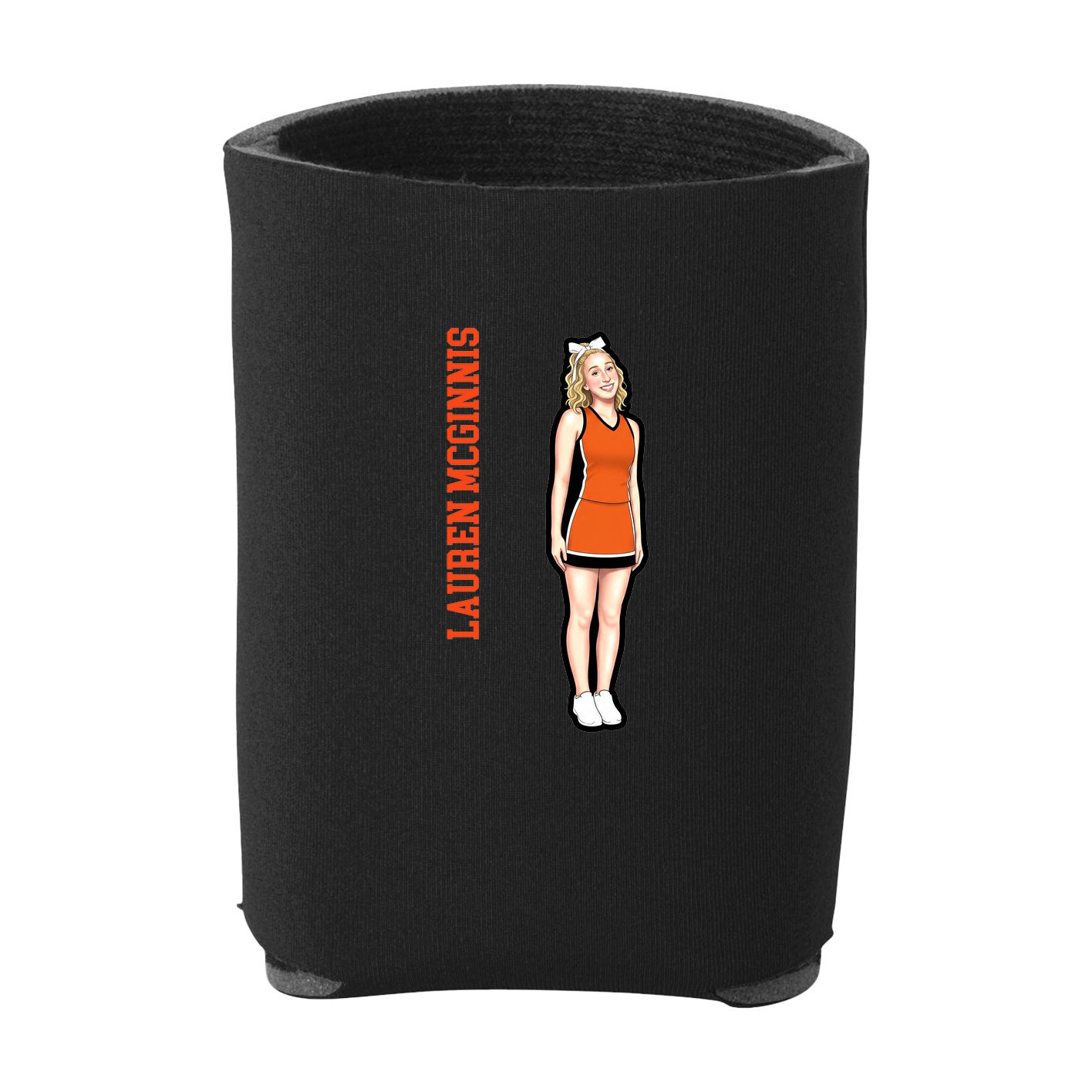 Can Holder — Name Vertical in Black