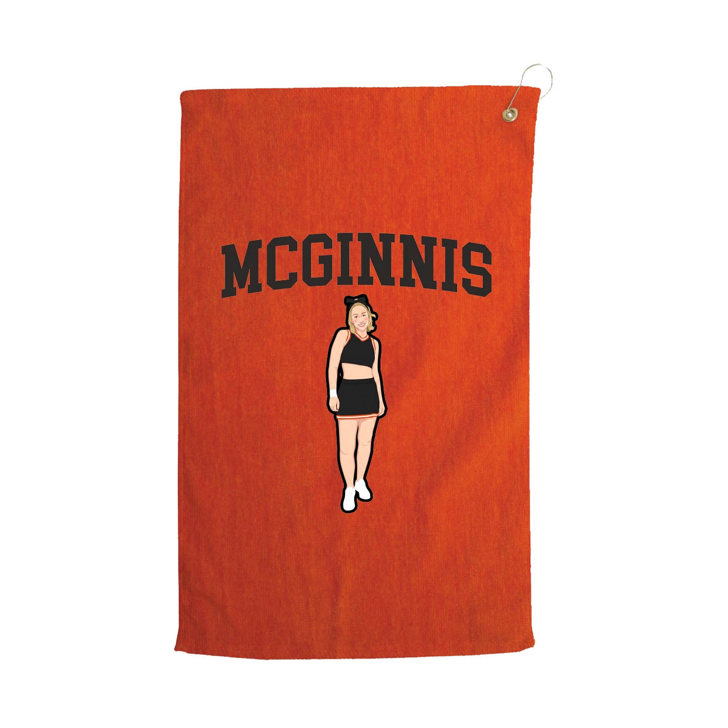 Golf Towel — Shirsey in Orange
