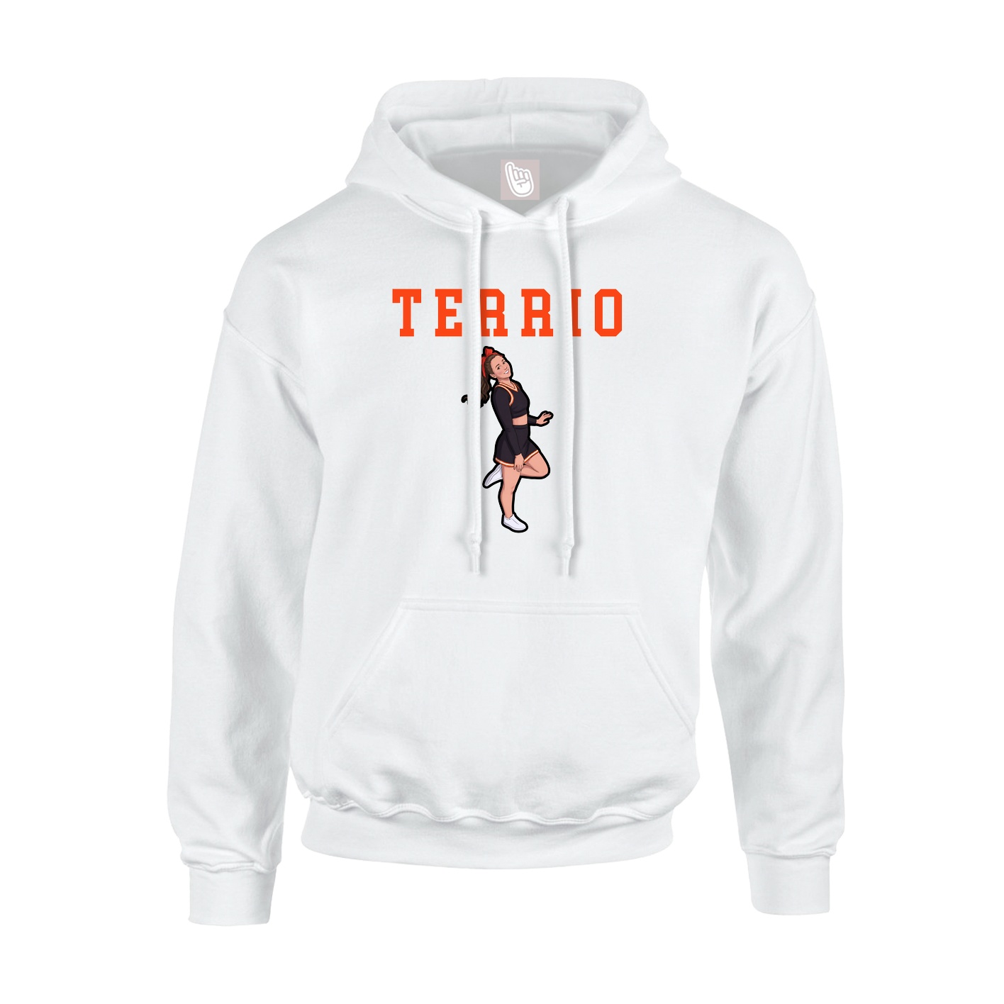 Hoodie — Shirsey in White
