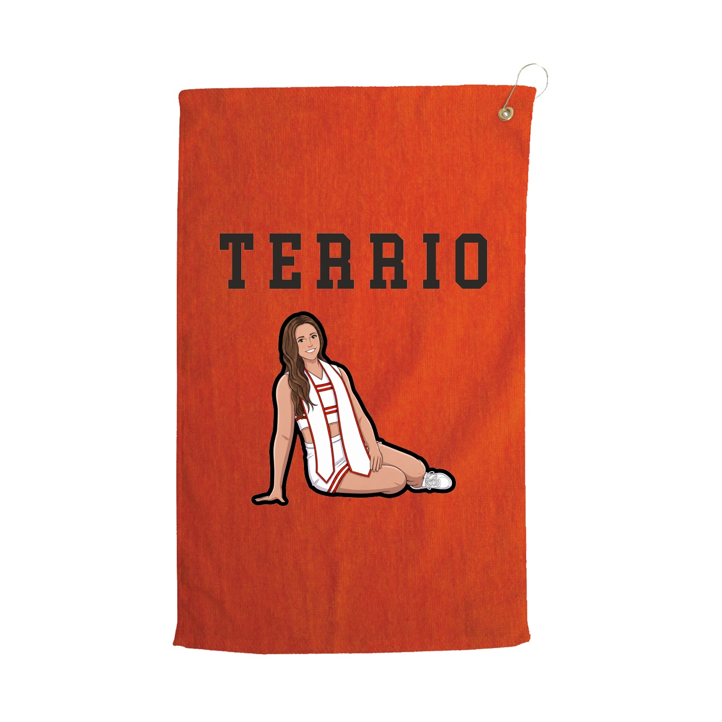 Golf Towel — Shirsey in Orange