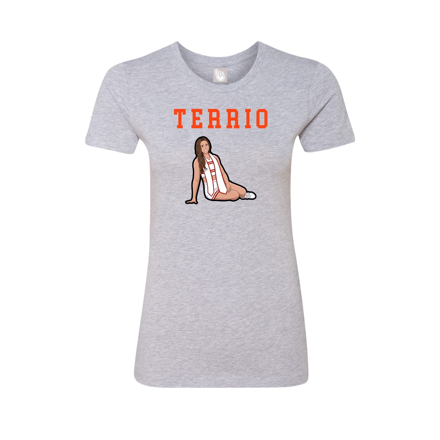 Fitted Women's Tee — Shirsey in Grey