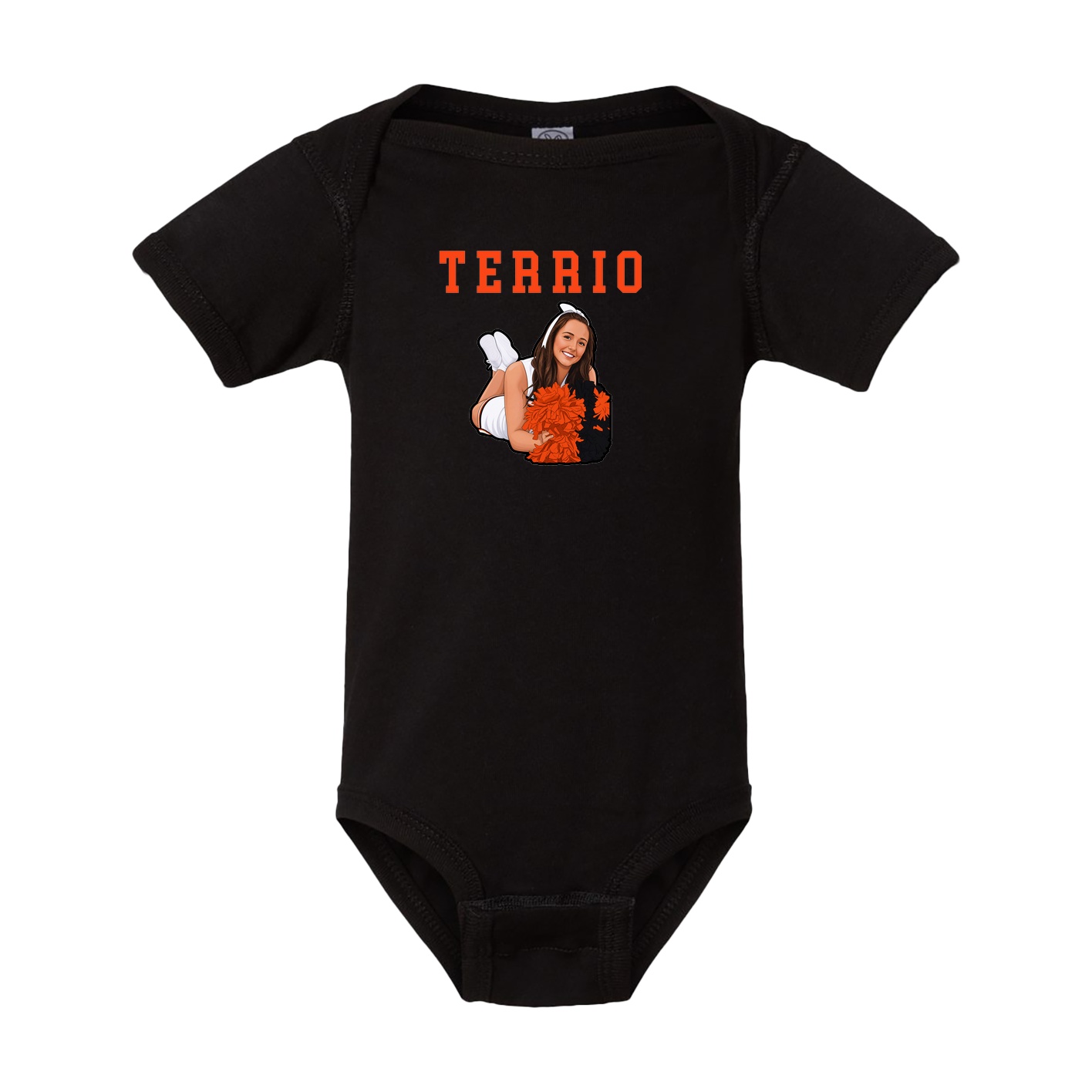 Baby Onesie — Shirsey in Black