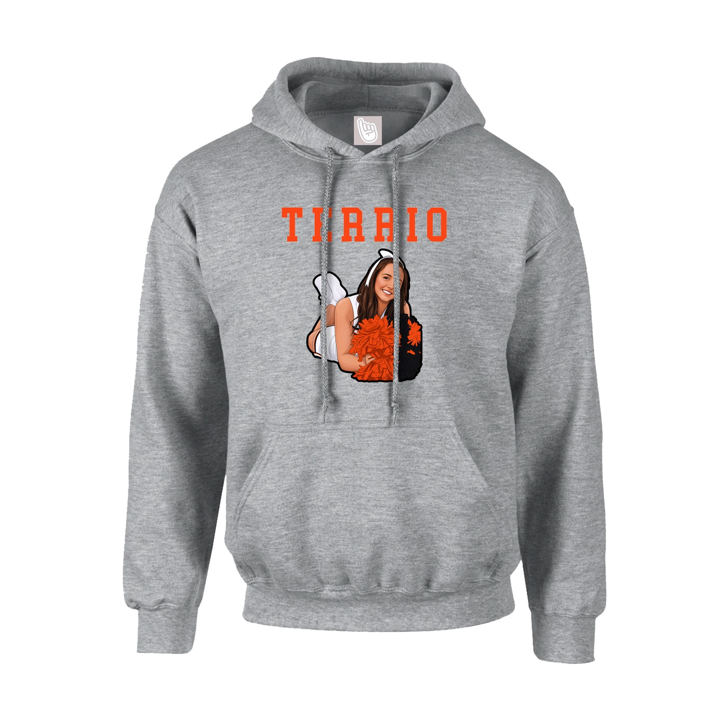 Hoodie — Shirsey in Grey