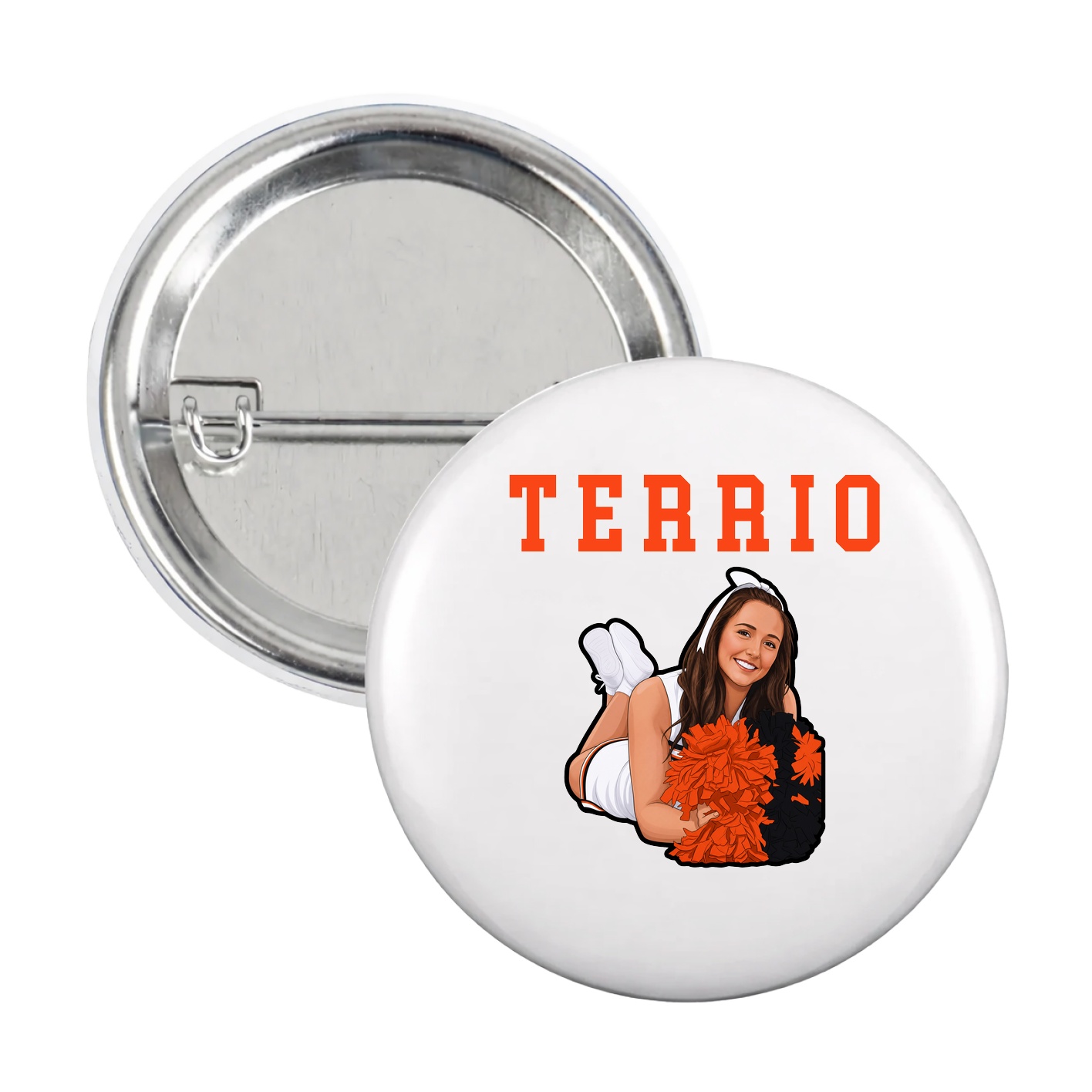Game Day Button — Shirsey in White