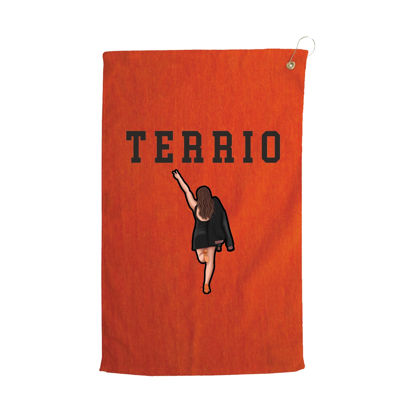 Golf Towel — Shirsey in Orange
