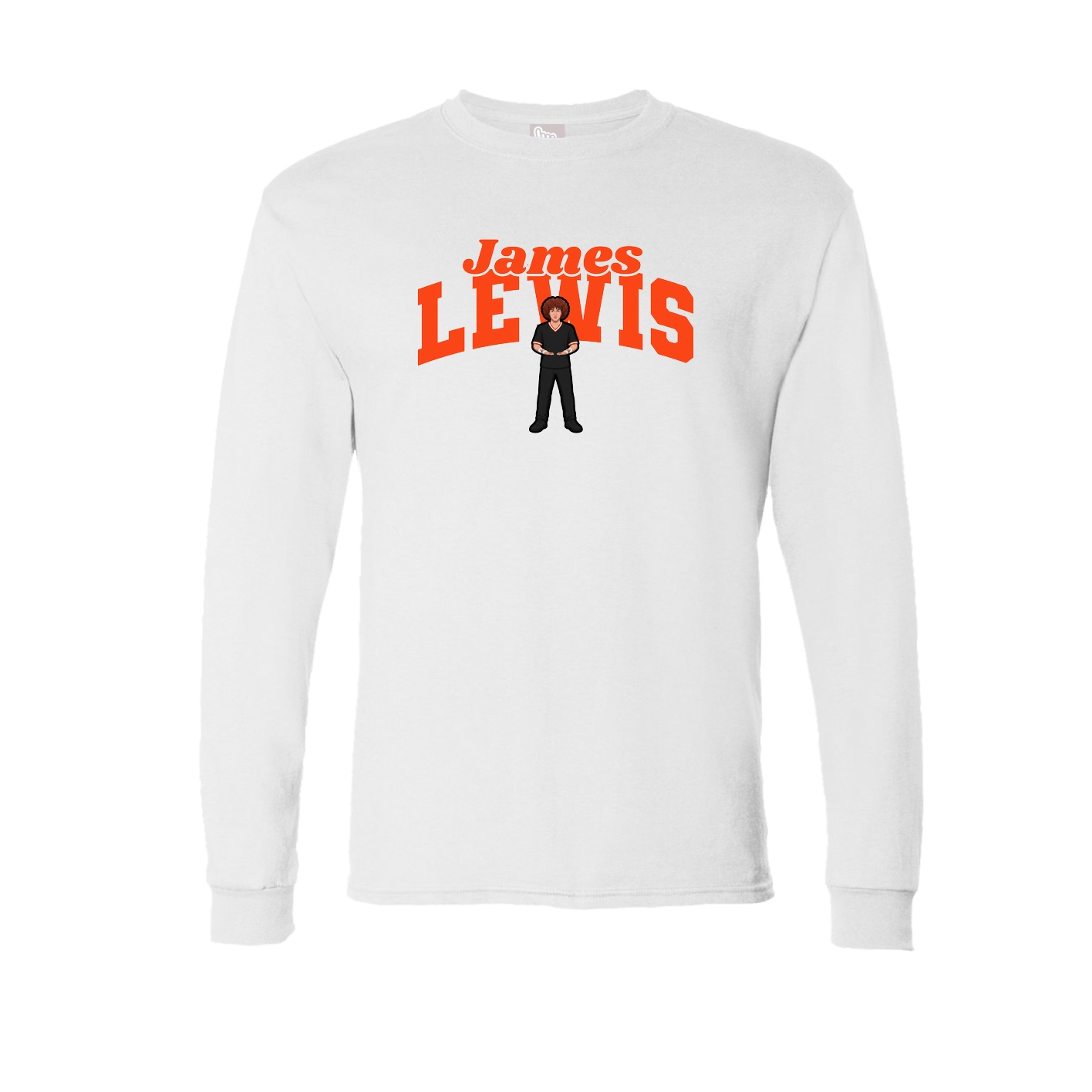 Long Sleeve Tee — Signature Arch in White