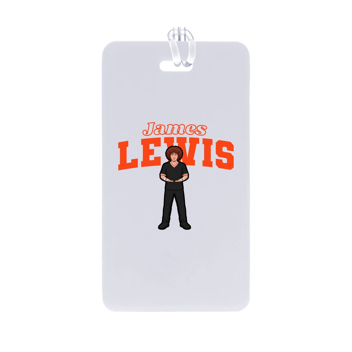 Bag Tag — Name Arch in Classic