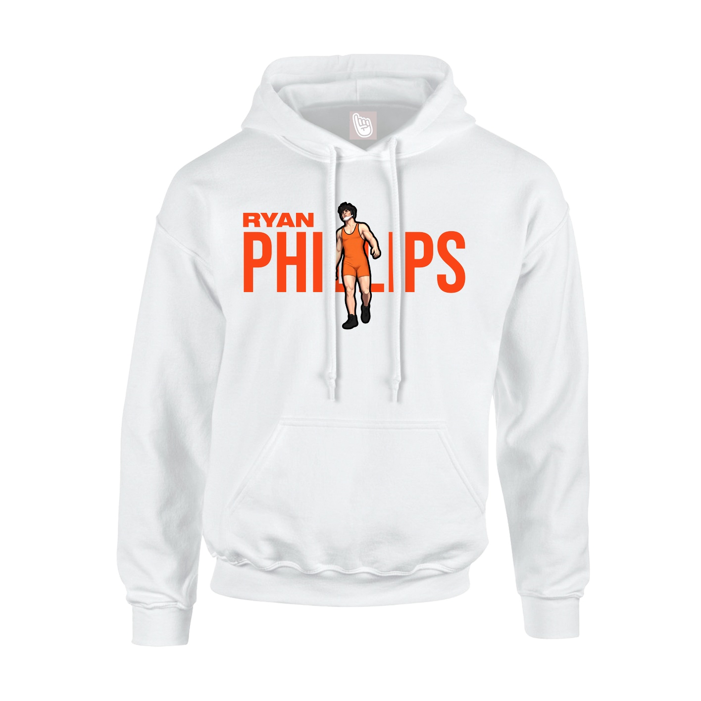 Youth Hoodie — Player Name in White