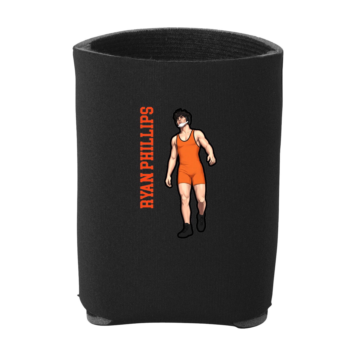 Can Holder — Name Vertical in Black
