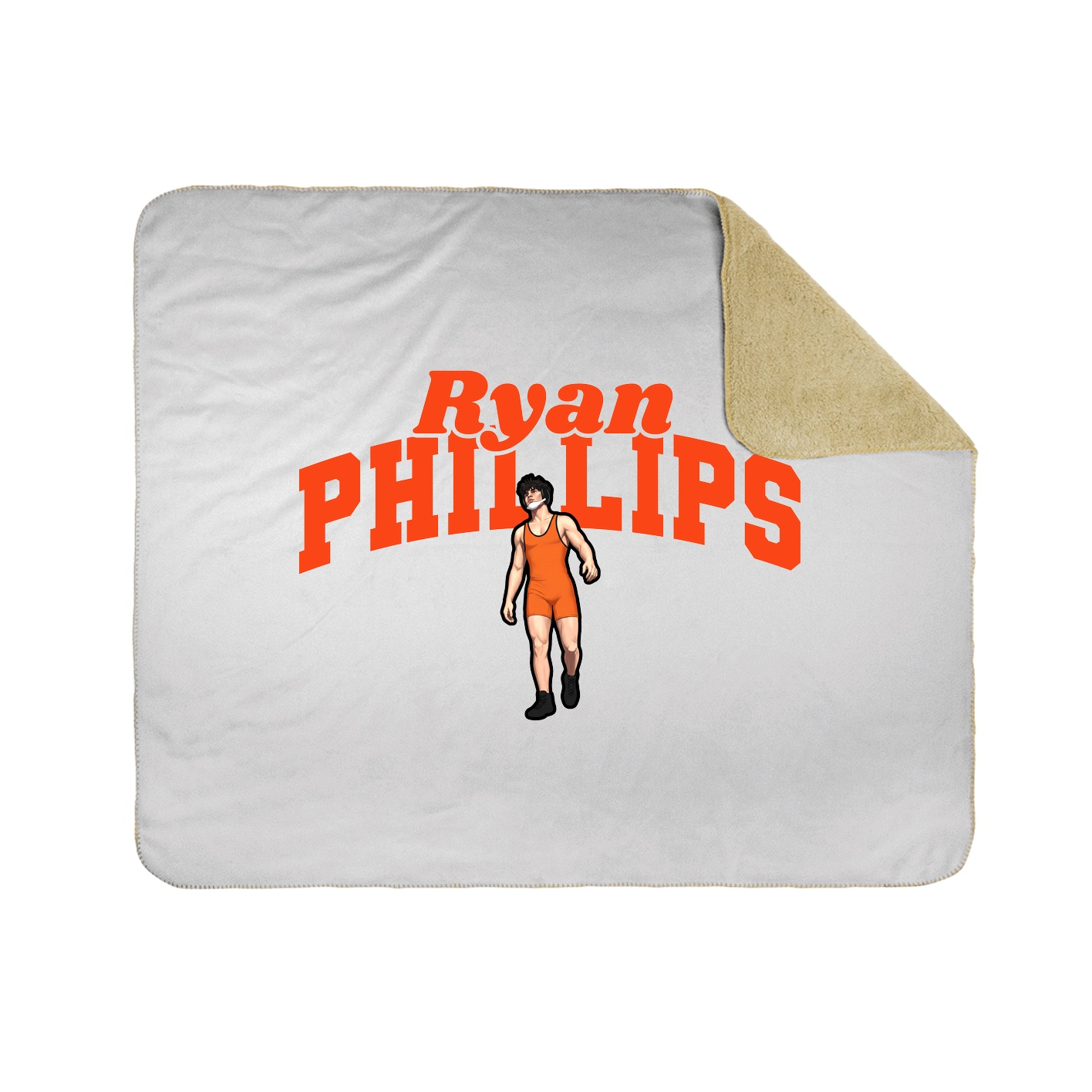 Throw Blanket — Signature Arch in White