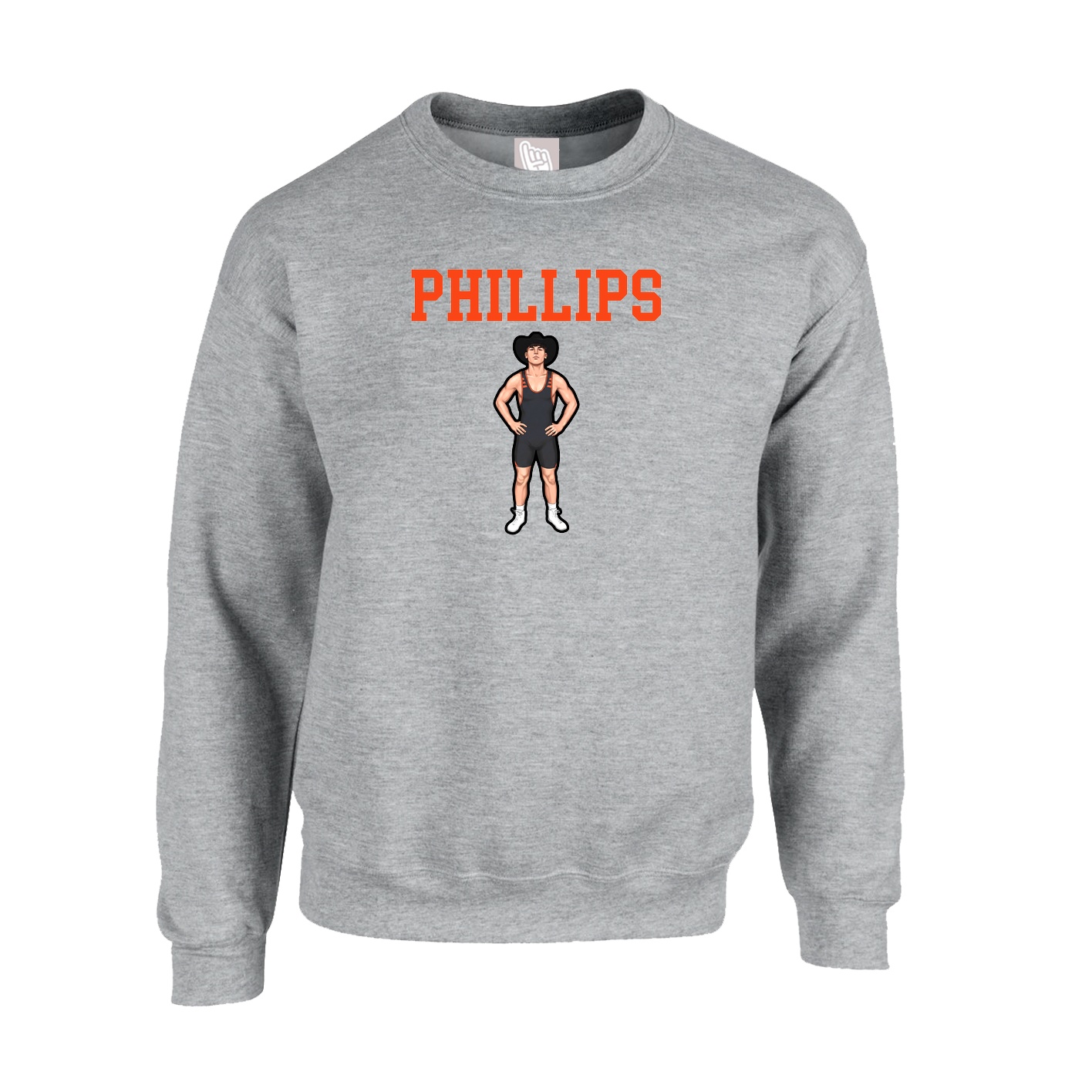 Fleece Crew — Shirsey in Grey