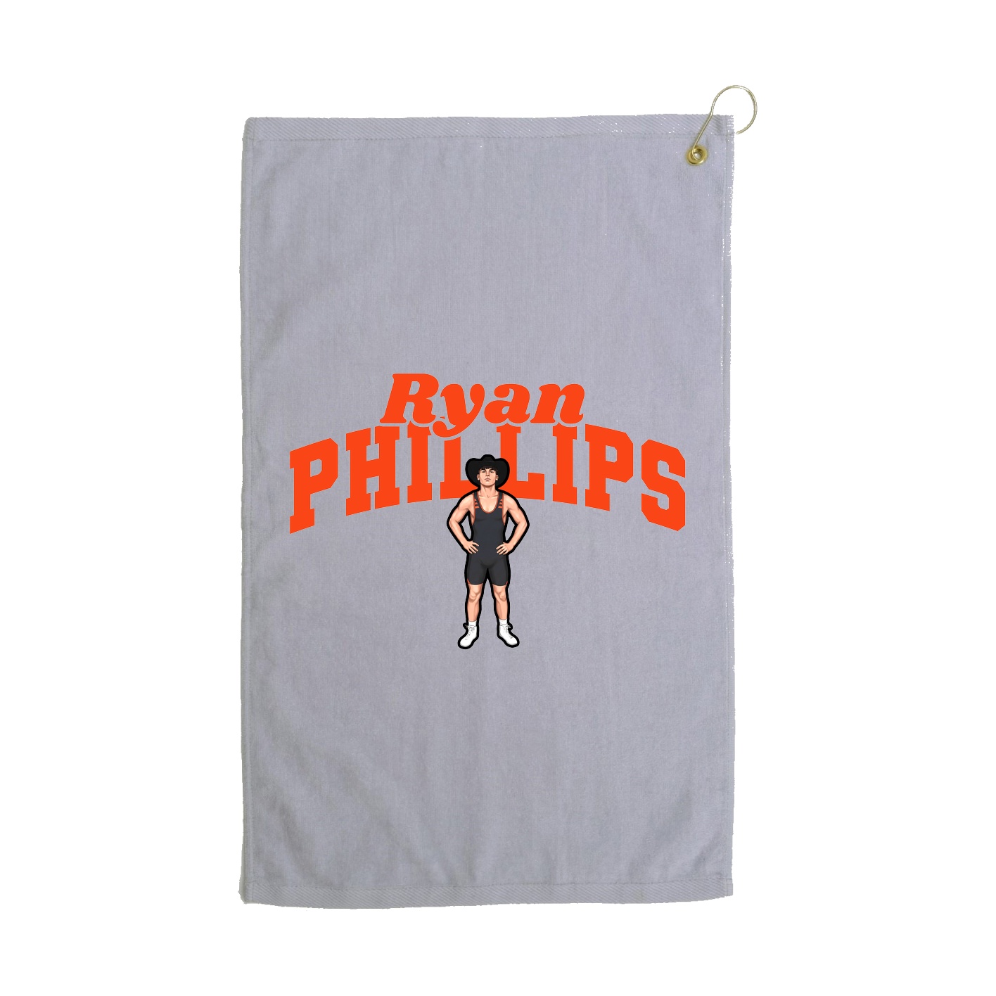 Golf Towel — Signature Arch in Grey