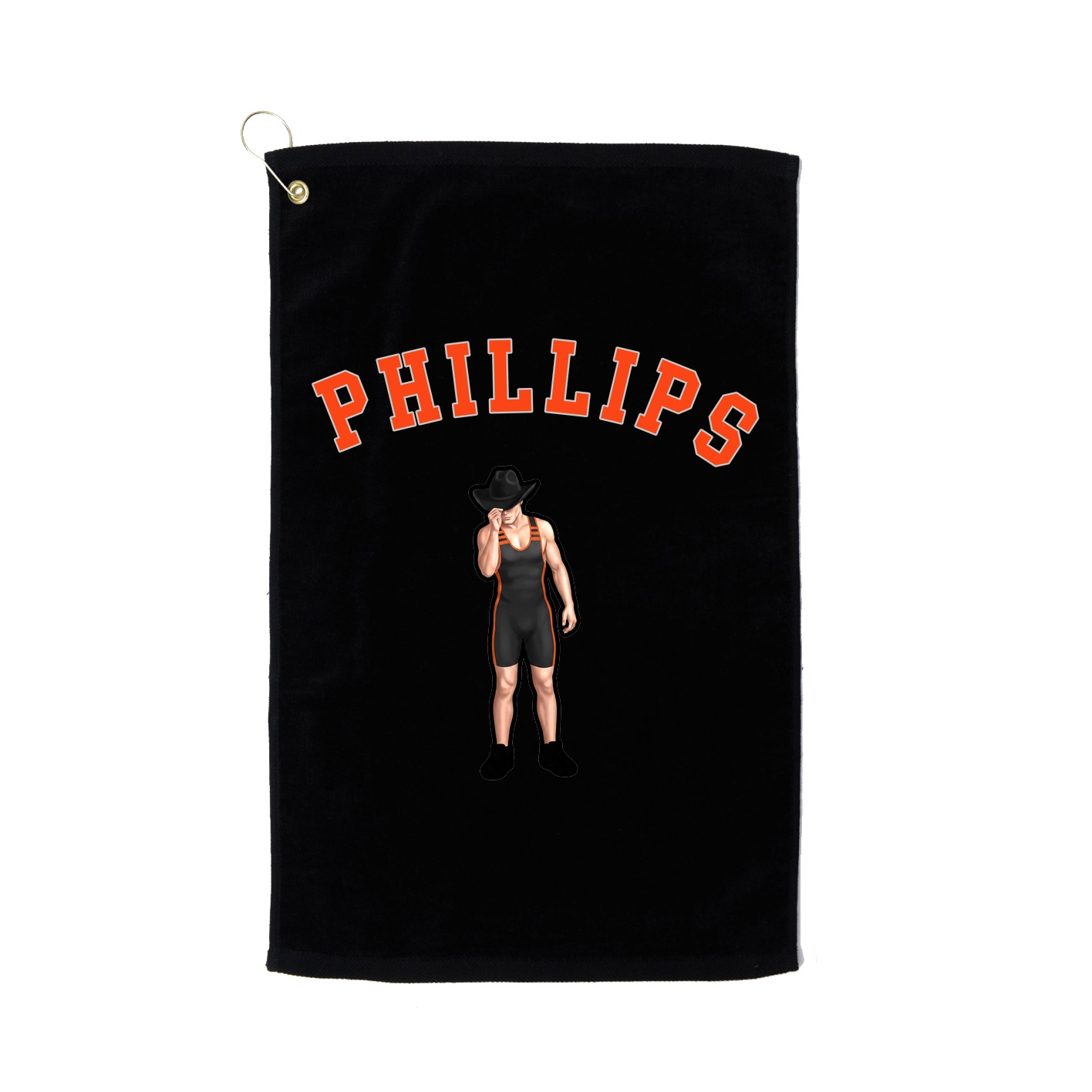 Golf Towel — Shirsey Arch in Black