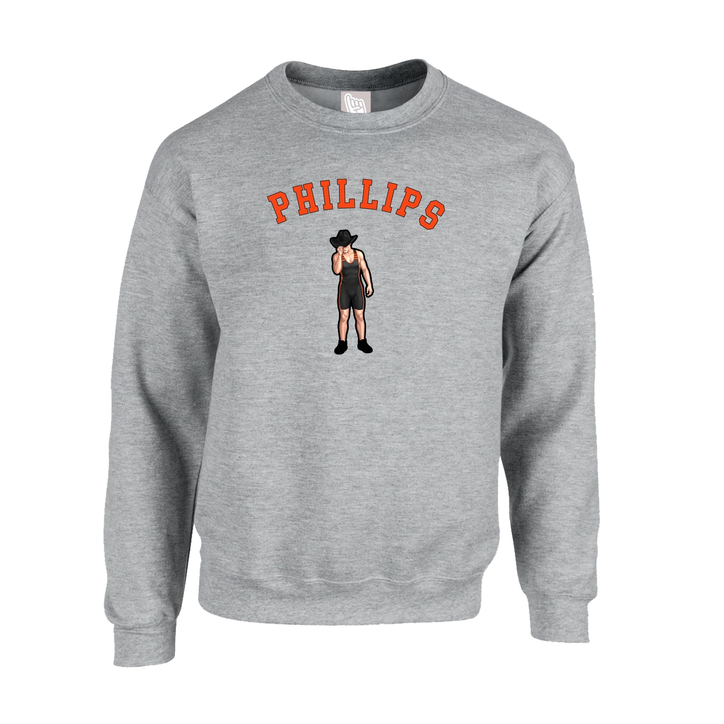 Fleece Crew — Shirsey Arch in Grey