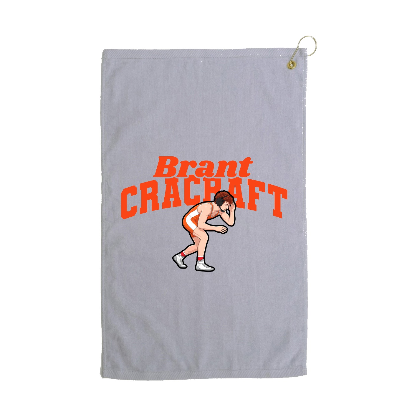 Golf Towel — Signature Arch in Grey