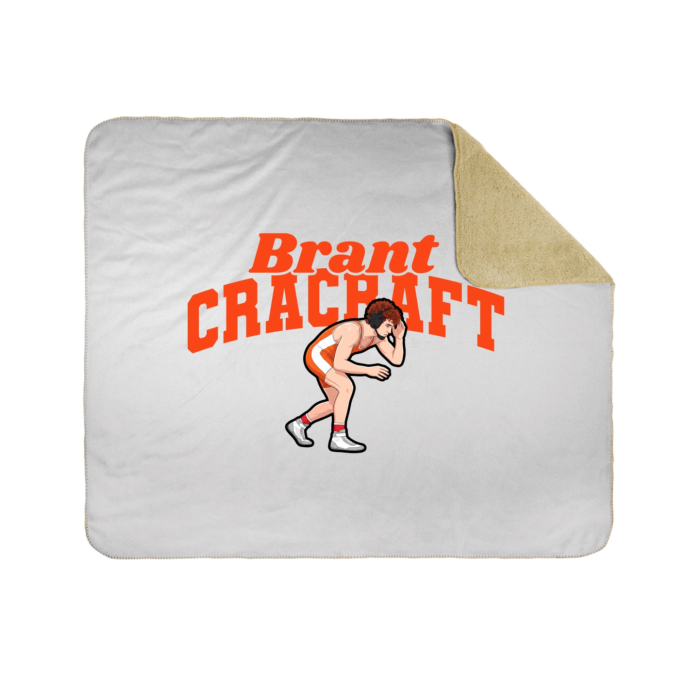 Throw Blanket — Signature Arch in White