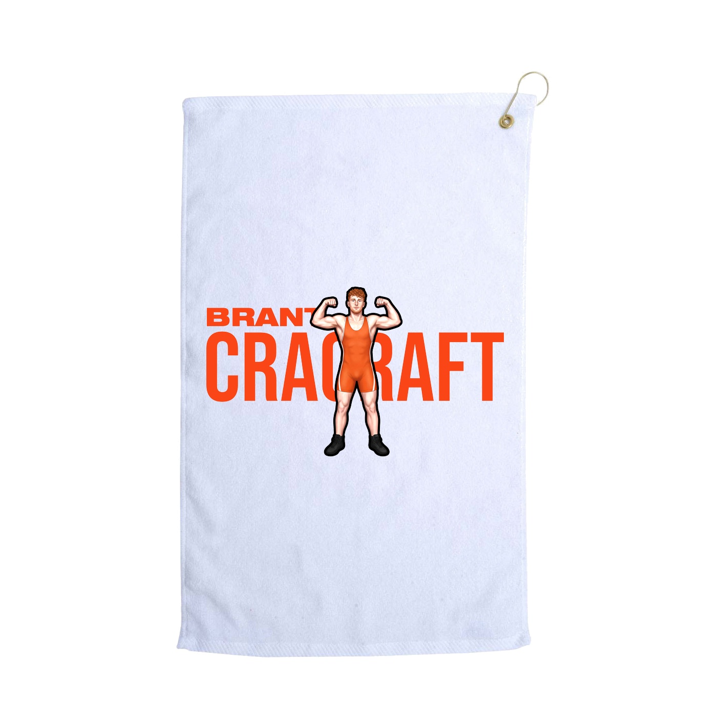 Golf Towel — Player Name in White