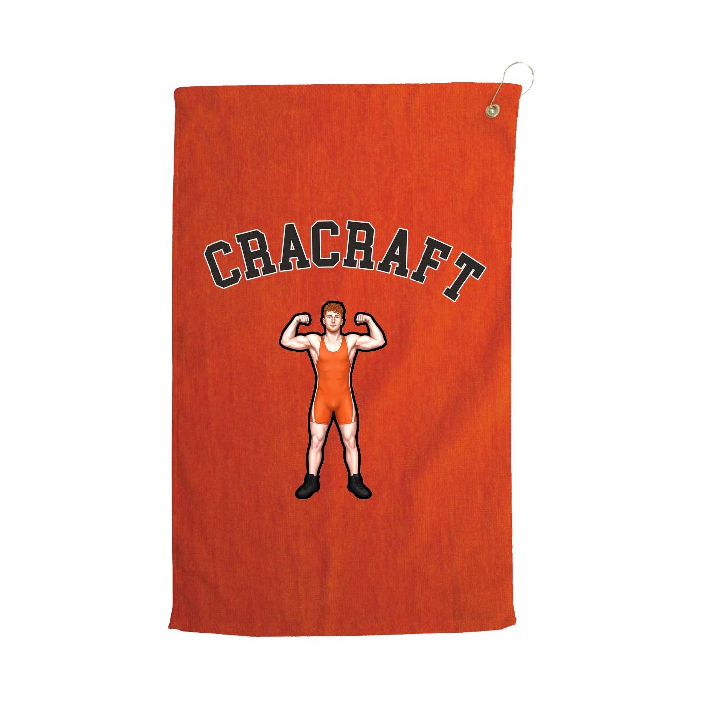 Golf Towel — Shirsey Arch in Orange