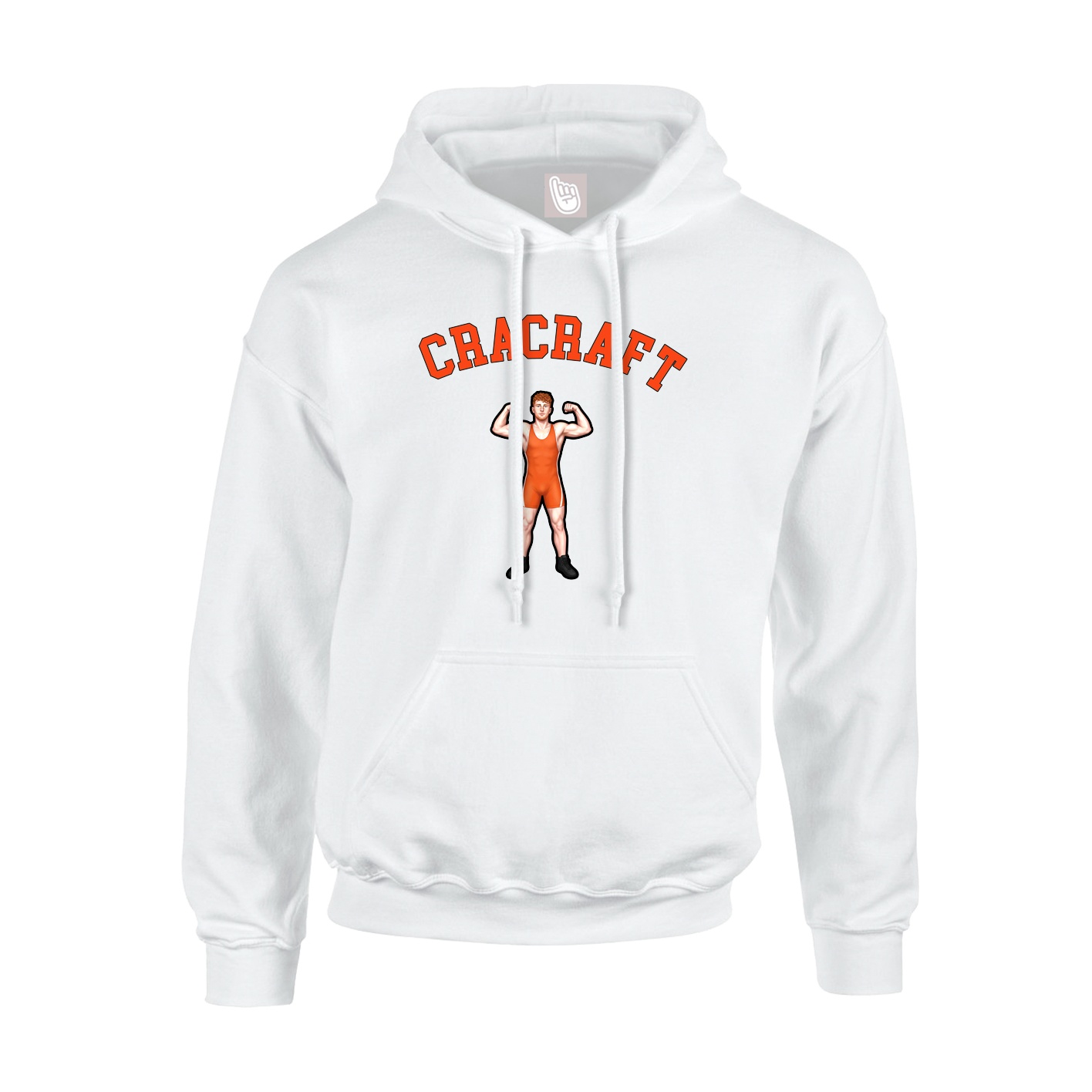 Youth Hoodie — Shirsey Arch in White