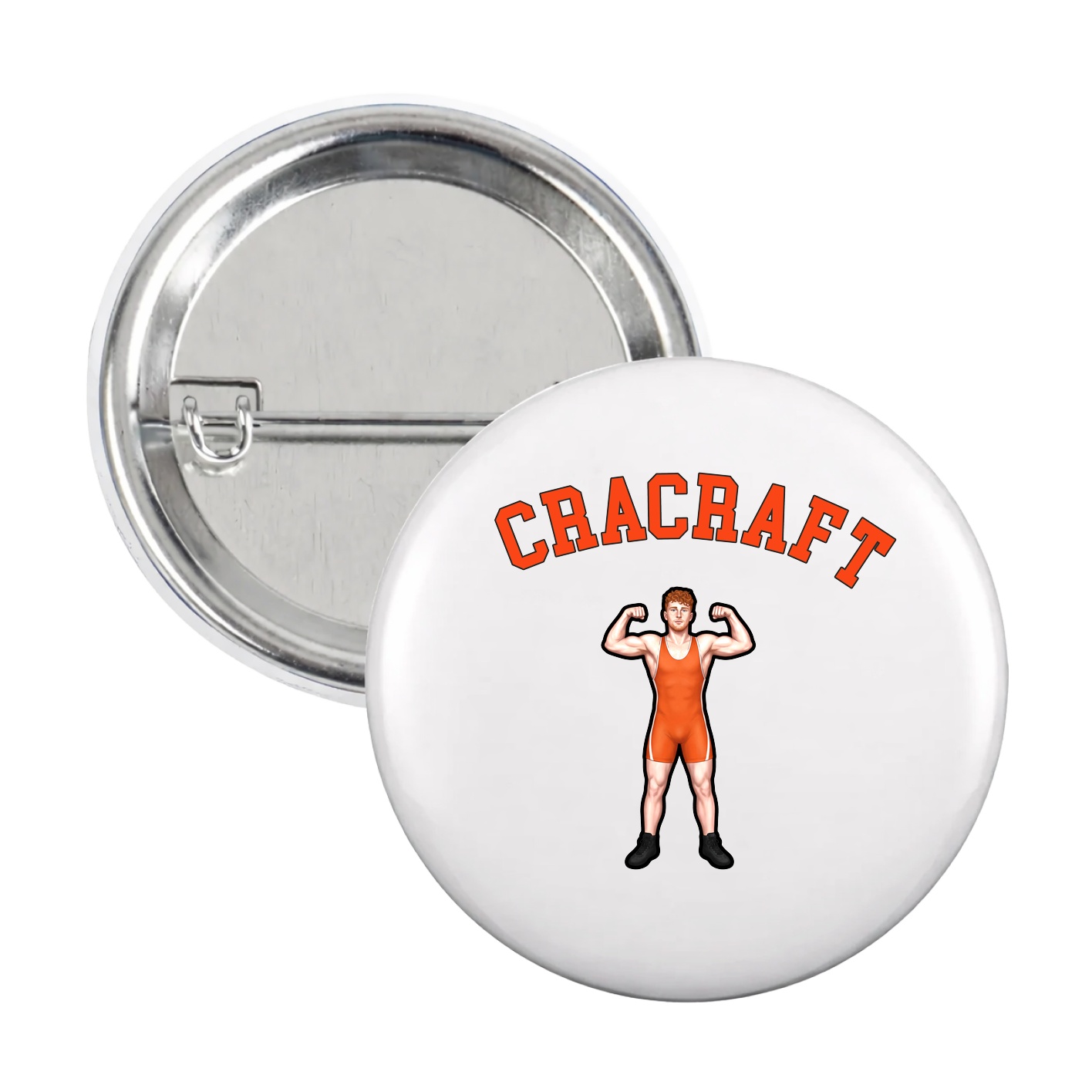 Game Day Button — Shirsey Arch in White