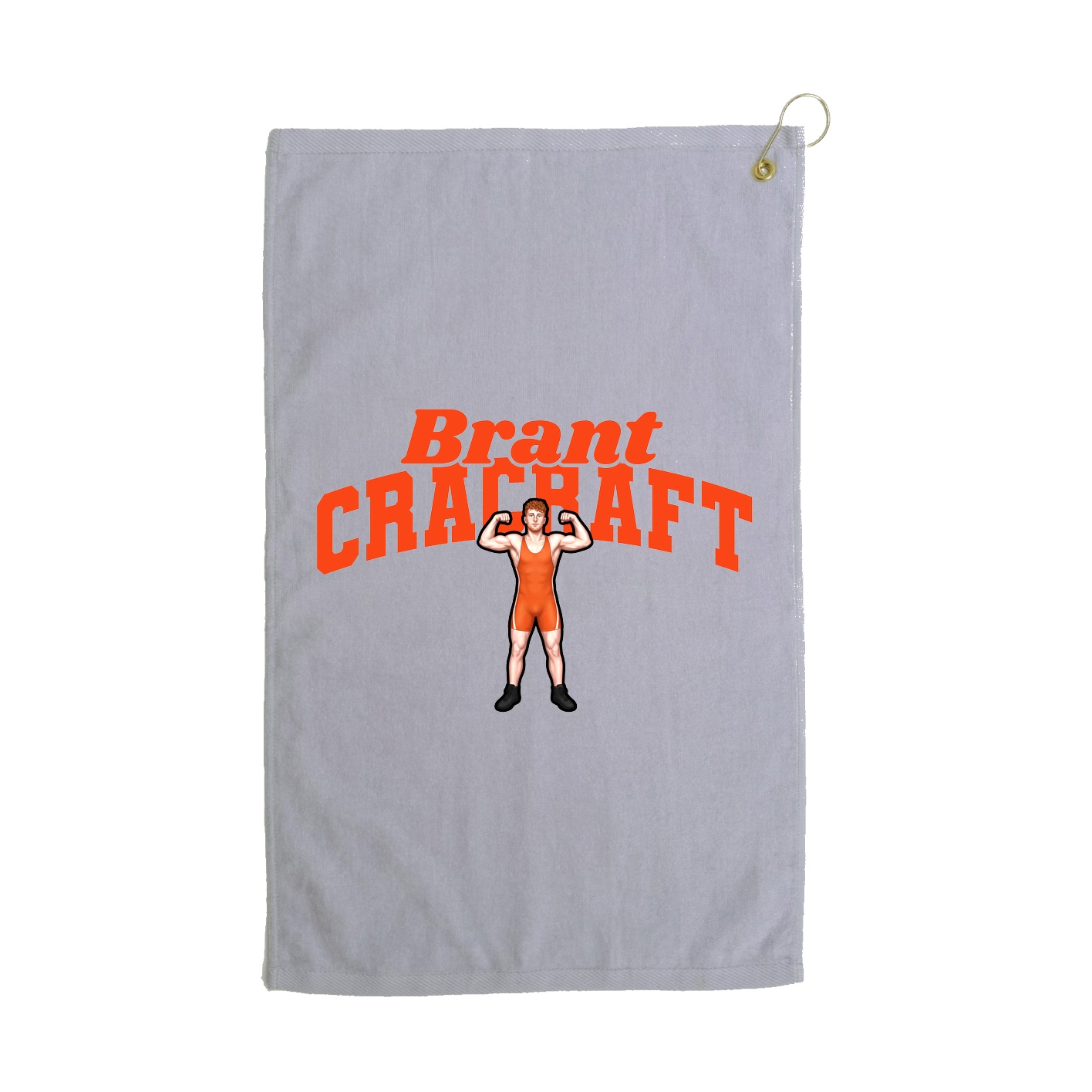 Golf Towel — Signature Arch in Grey