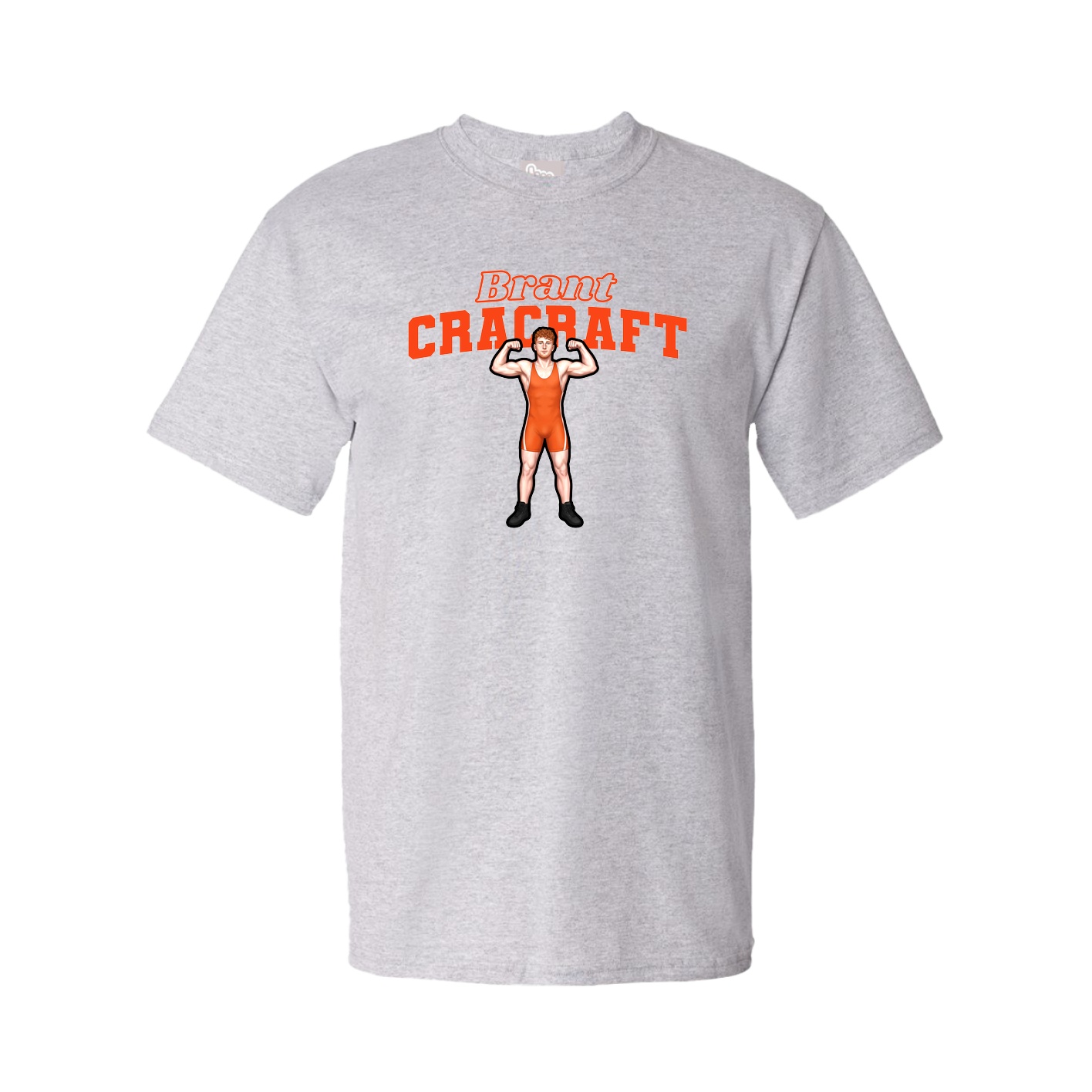 Tee — Name Arch in Grey