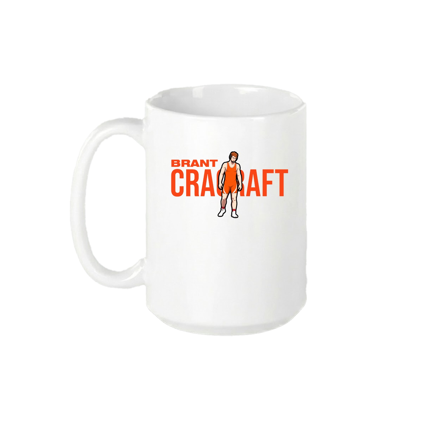 15oz Coffee Mug — Player Name in White