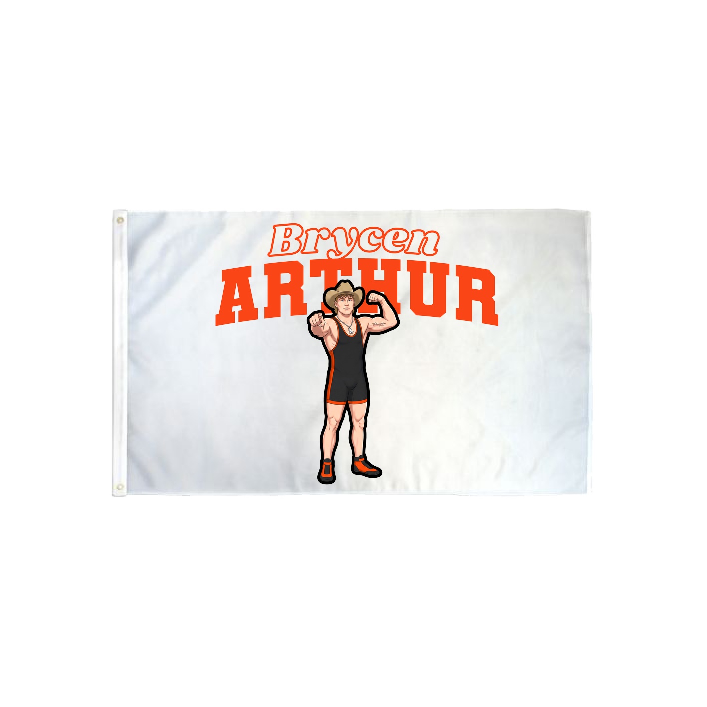 3x5 Flag — Name Arch in Classic