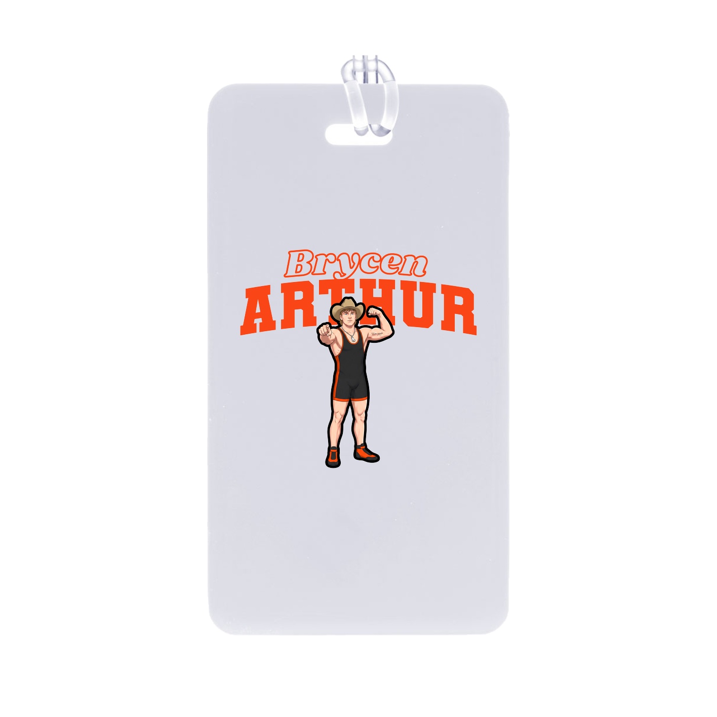 Bag Tag — Name Arch in Classic