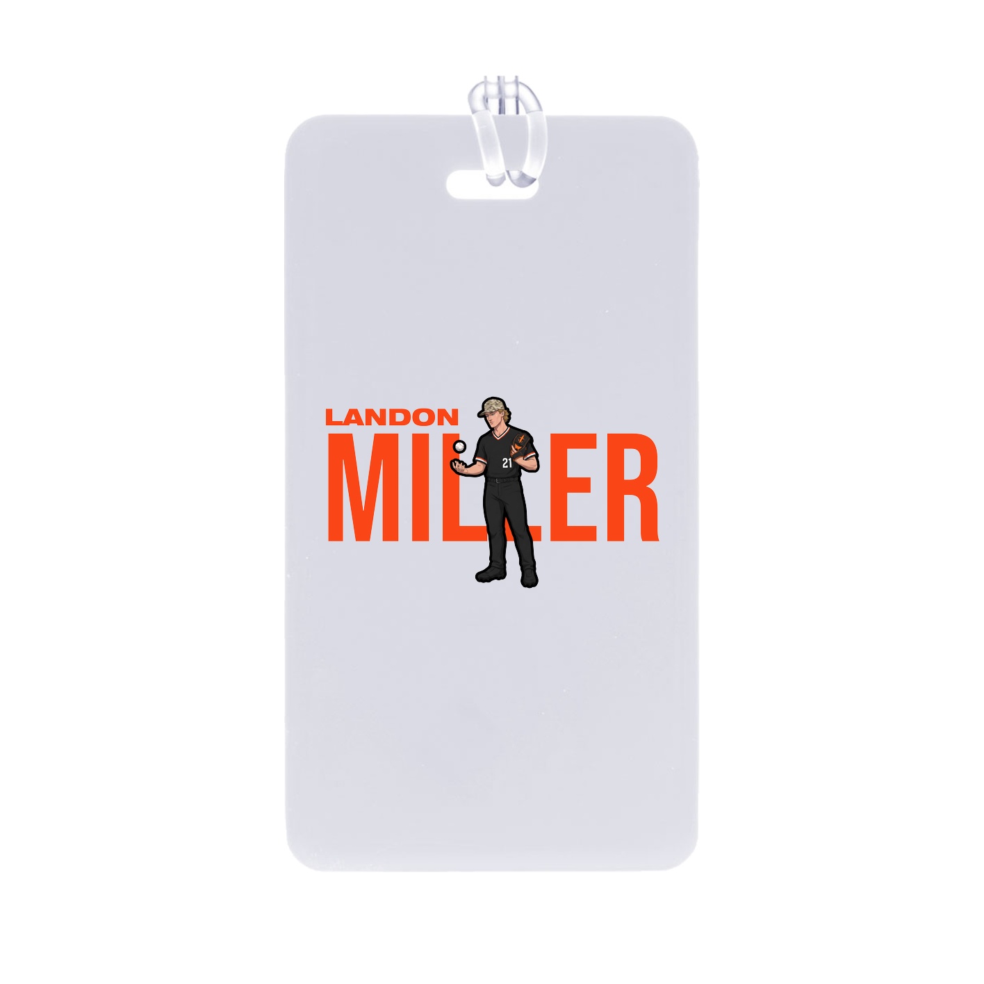Bag Tag — Player Name in Classic