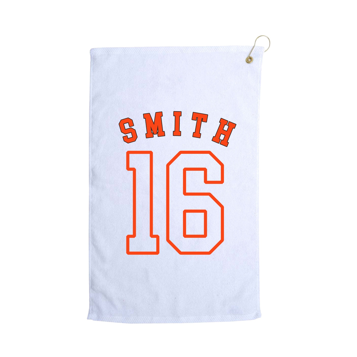 Golf Towel — Shirsey Arch in White