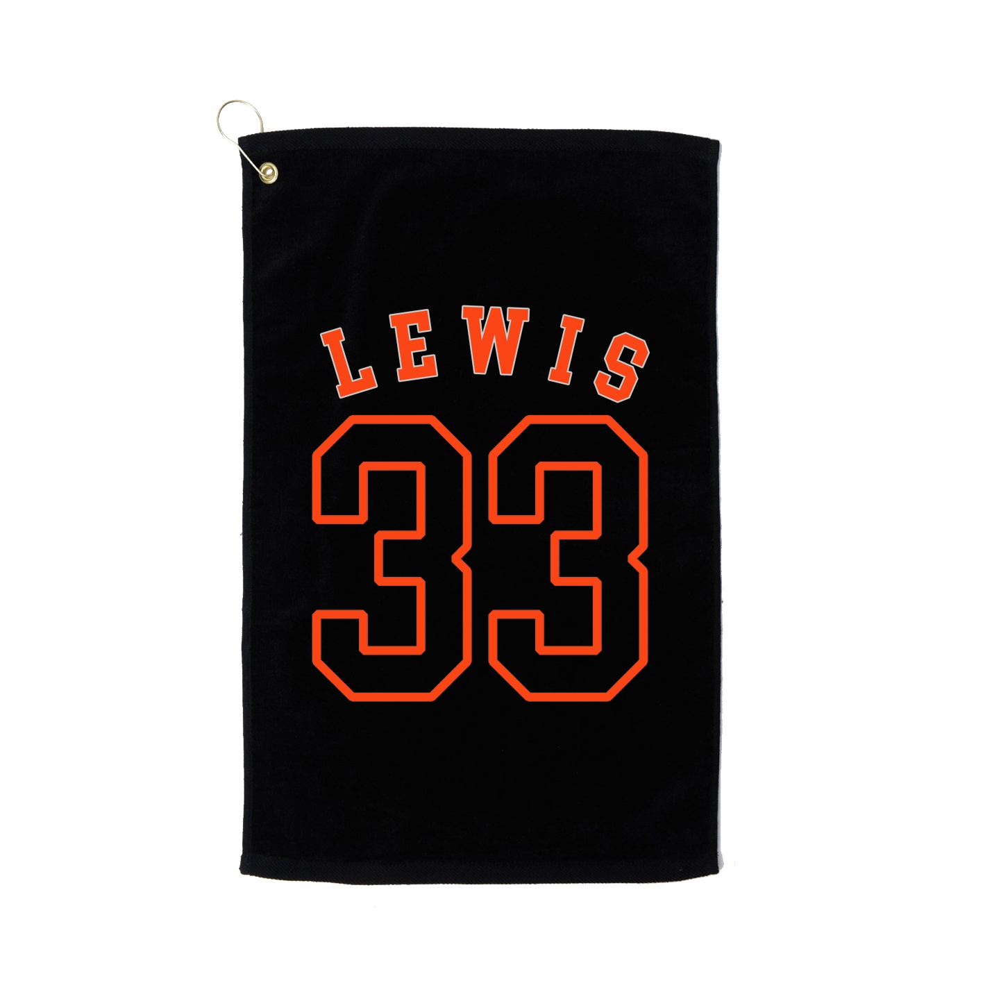 Golf Towel — Shirsey Arch in Black