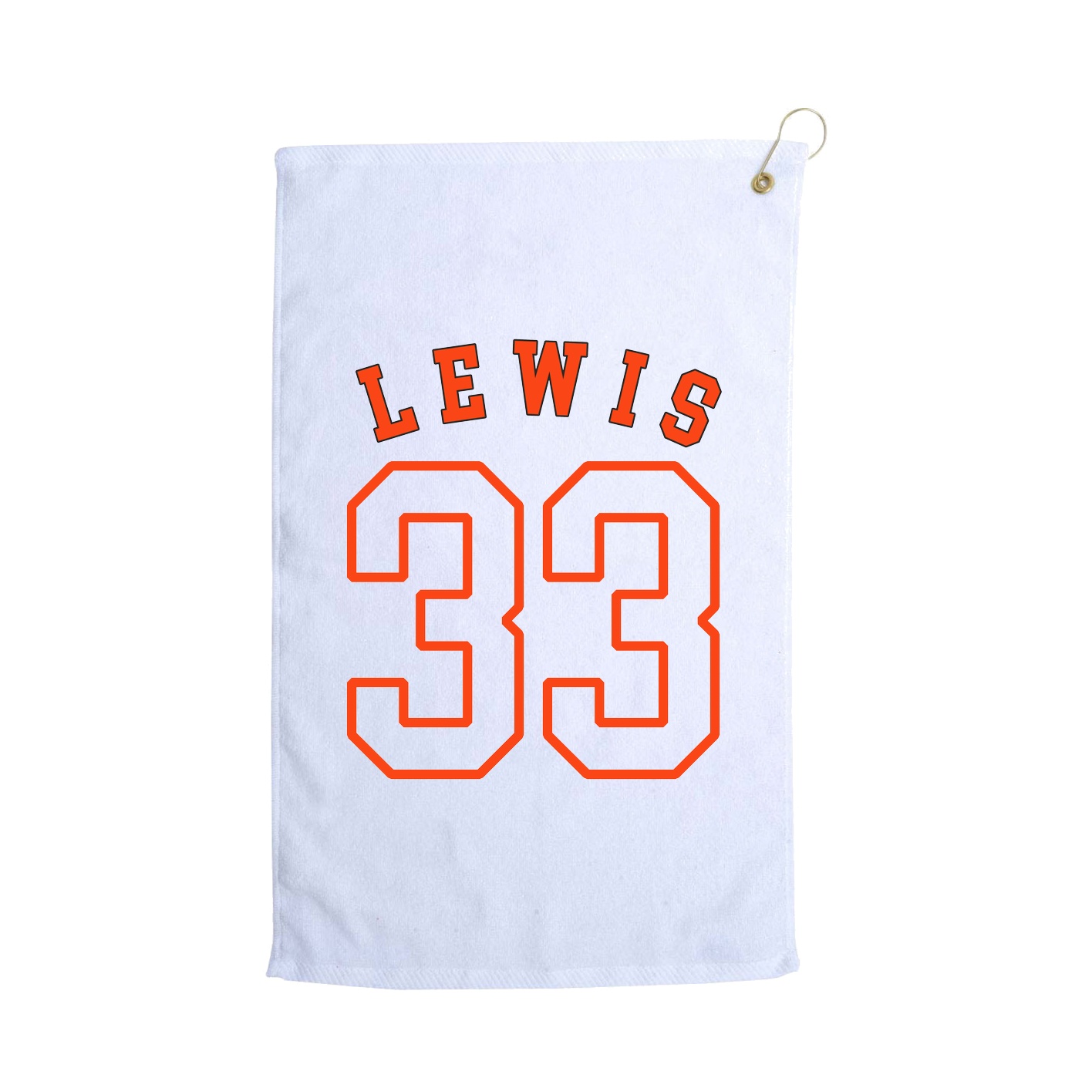 Golf Towel — Shirsey Arch in White